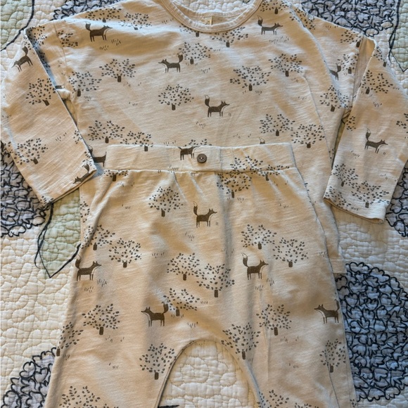 Rylee + Cru Long Sleeve Tee With Slouch Pants Set | Fox Forest - Picture 7 of 8